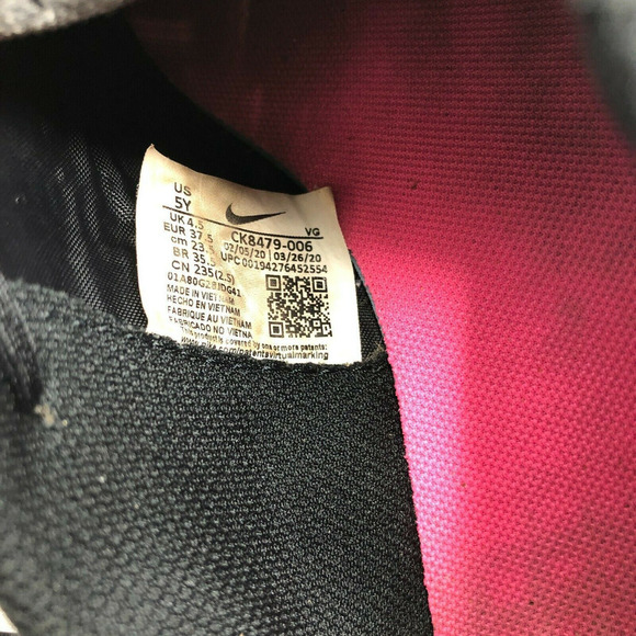 Nike Junior Phantom GT Club FG Black Pink Soccer Cleats CK8479 006 Size 5Y - Picture 13 of 13